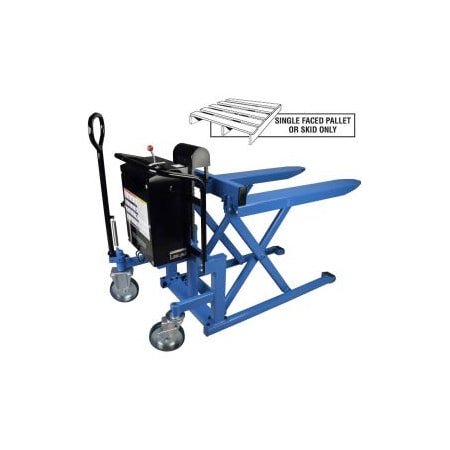 Bishamon Industries. Bishamon SkidLift Battery Powered Skid Truck 2200 Lb. Cap. 27 x 42.5 Forks LVE-100WE